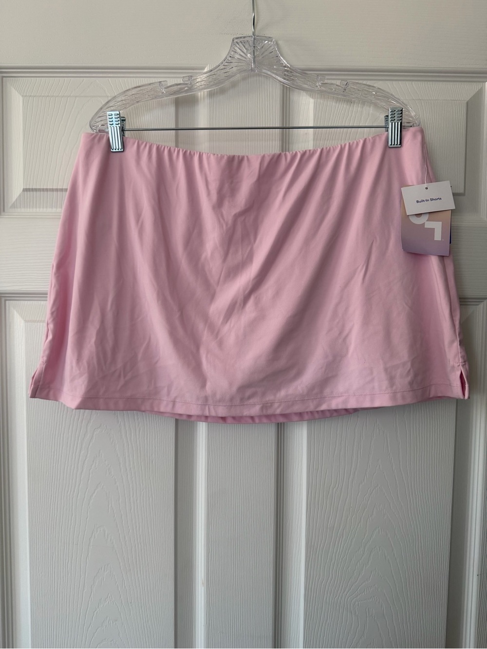 JoyLab Light Pink Stretch Mini Skirt